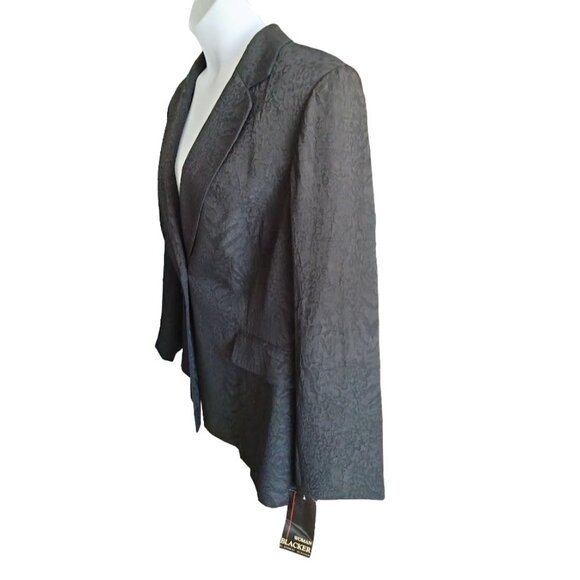 Blacker Woman By Stanley Blacker 2-Piece Blazer Skirt Suit Set Size 22W - Picture 4 of 8